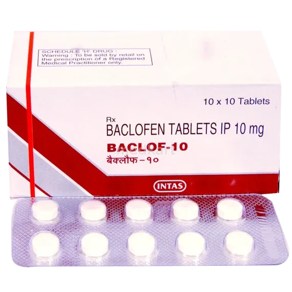 baclof 10mg tablet 10's
